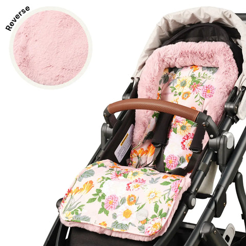 Cozy Fleece Pram Liner - Garden Party - OIOI