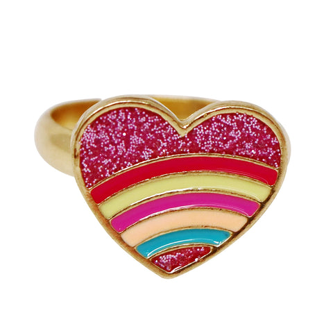 Rainbow Fantasy Rings - Pink Poppy