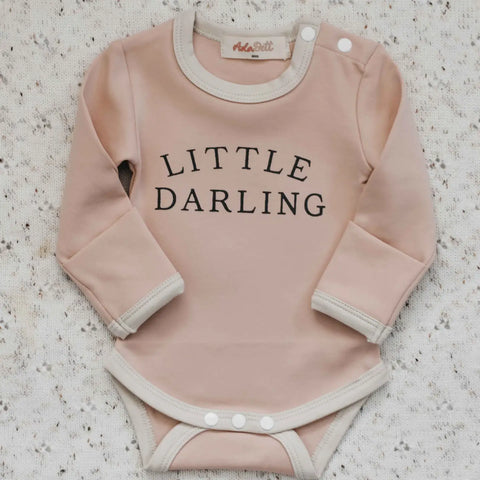 Little Darling Baby Suit - Pink - Bencer & Hazelnut