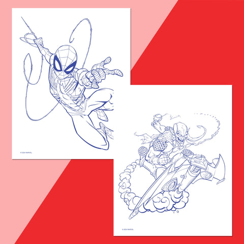 Colour-Me-Magnets Spider-Man - Hinkler