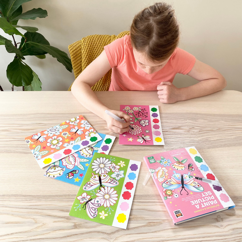 Paint-a-Picture Set - Butterflies & Flowers - Tiger Tribe