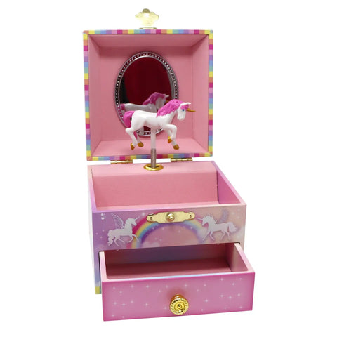 Unicorn Dreamer Small Musical Jewellery Box - Pink Poppy