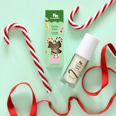 Candy Cane Natural Kids Lip Gloss Christmas - No Nasties