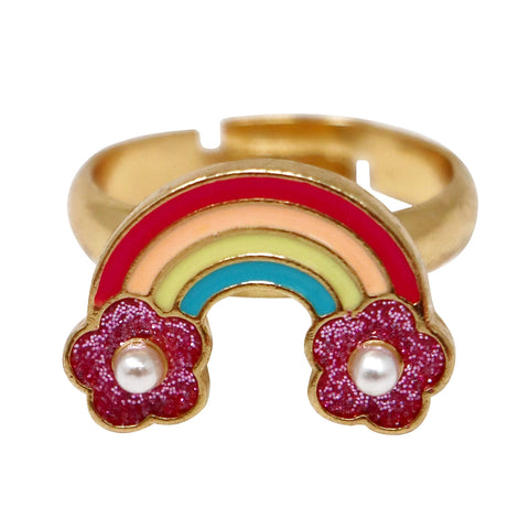 Rainbow Fantasy Rings - Pink Poppy