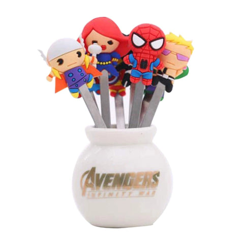 Food Picks/ Forks - Avengers (8 Pieces) - Mum Made Yum