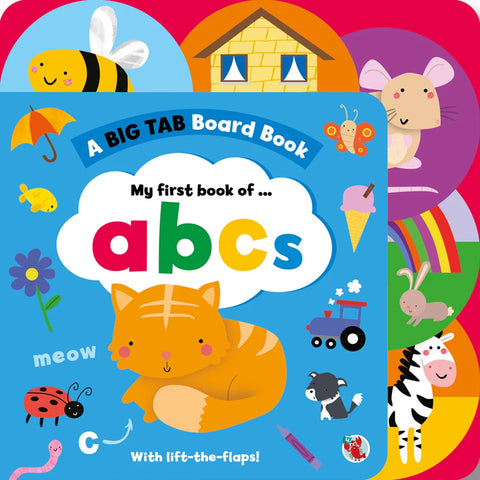 A Big Tab Board Book: My First Book of ABCs - Kids Book