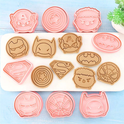 Cookie Mould Cutter - Superhero- 8 Pieces - Mum Made Yum