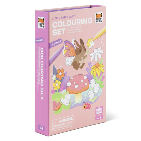 Shimmer Colouring Set - Little Fairy Land - Tiger Tribe