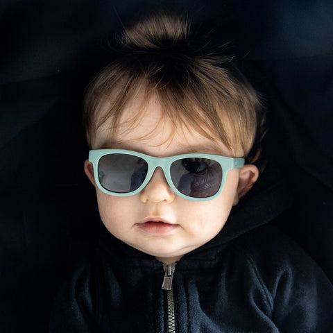 Baby B-Shades 0-2 Years with Adjustable Head Strap - Salty Teal - BukiBaby Sunglasses