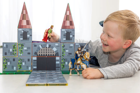 Magnetic Tile Topper - Castle Pack - Learn & Grow Toys