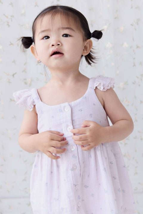 Organic Cotton Muslin Cassie Top - Meredith Violet - Jamie Kay