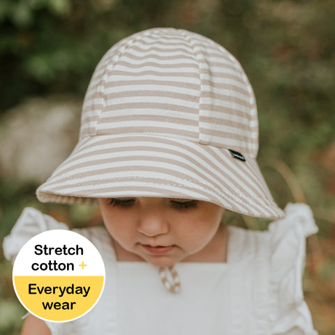 Natural Stripe - Toddler Bucket Hat - Bedhead