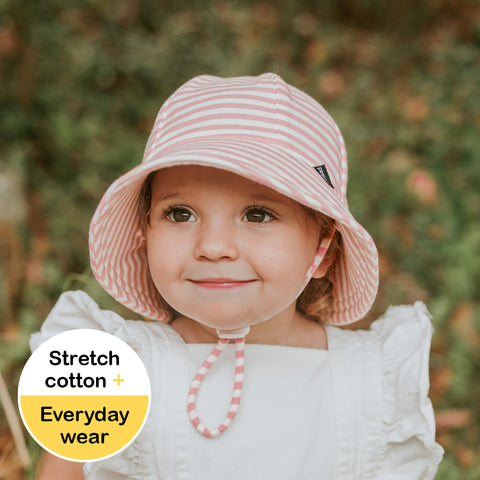 Pink Stripe - Toddler Bucket Hat - Bedhead