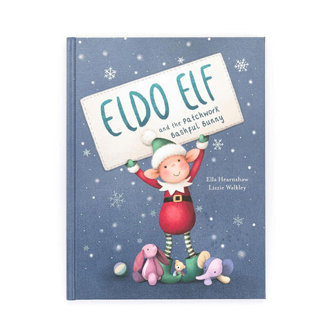 Eldo Elf And The Patchwork Bashful Bunny Book - Jellycat