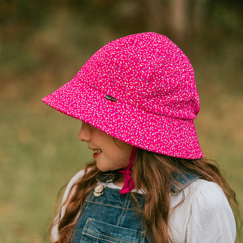 Kids Ponytail Bucket Sun Hat - Sprinkles - Bedhead