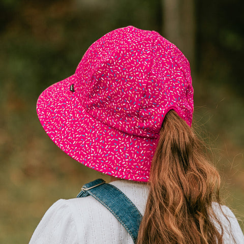 Kids Ponytail Bucket Sun Hat - Sprinkles - Bedhead