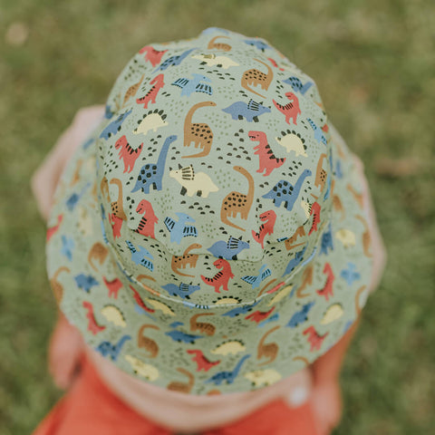 Kids Classic Bucket Sun Hat - Dino - Bedhead