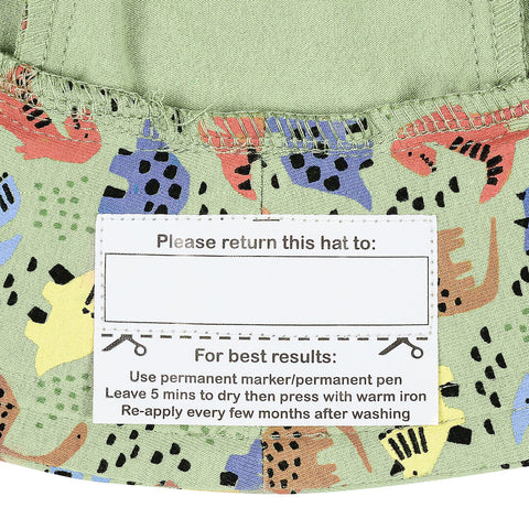 Kids Classic Bucket Sun Hat - Dino - Bedhead