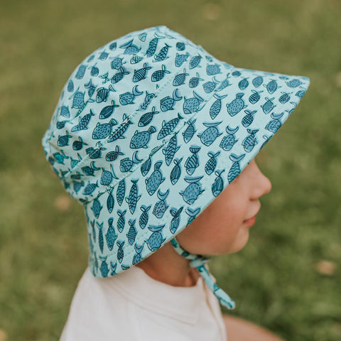 Kids Classic Bucket Sun Hat - Fish - Bedhead