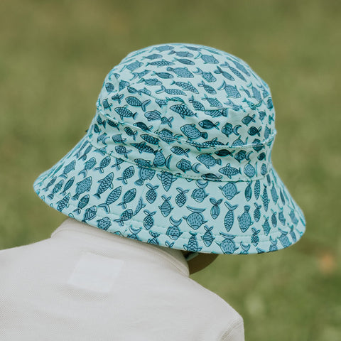 Kids Classic Bucket Sun Hat - Fish - Bedhead