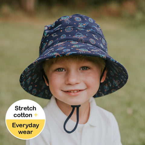 Kids Classic Bucket Sun Hat - Space - Bedhead