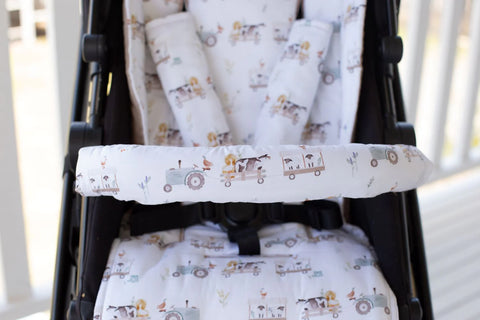 Pram Bar Cover | Oakwood Farm - Bambella Designs