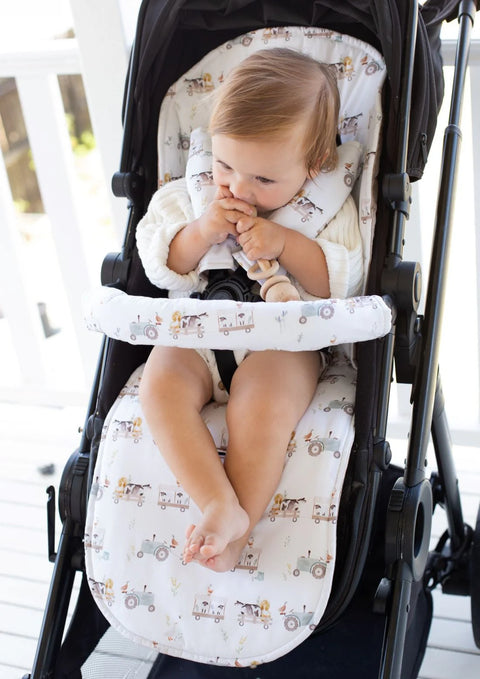 Universal Pram Liner | Oakwood Farm - Bambella Designs