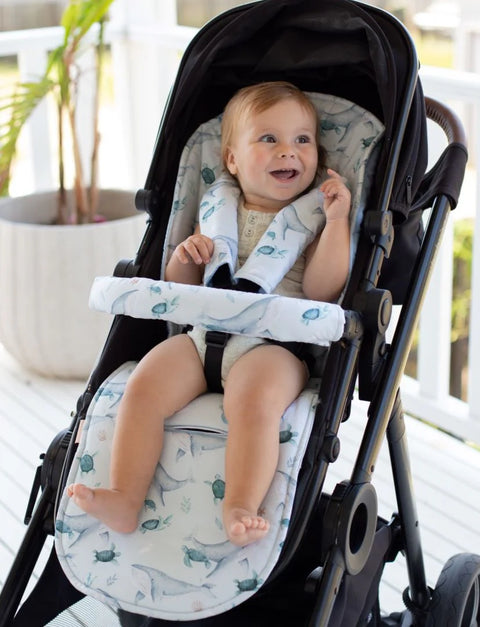 Universal Pram Liner | Turtle Bay - Bambella Designs