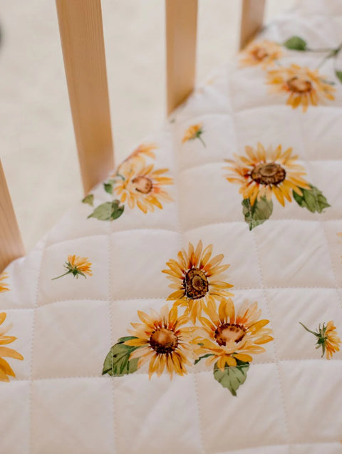 Waterproof Cot Sheet | Sunny Days - Bambella Designs