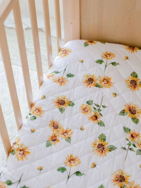 Waterproof Cot Sheet | Sunny Days - Bambella Designs