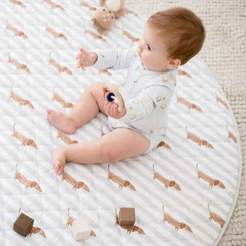 Waterproof Padded Play Mat | Dachshund Days - Bambella Designs