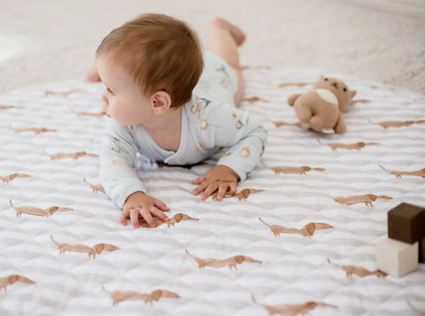 Waterproof Padded Play Mat | Dachshund Days - Bambella Designs