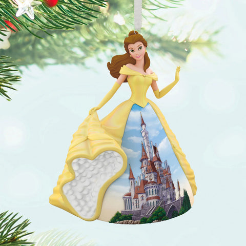 Disney Princess, Celebration Belle (Porcelain) — 2024 Keepsake Christmas Ornament- Hallmark