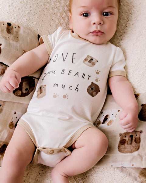 Print Bodysuit - Beary Cute - Confetti Kidz