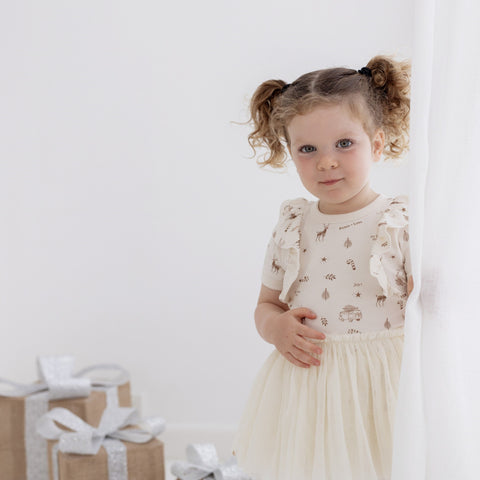 Happy Holidays Tutu Dress - Aster & Oak DISCOUNTED