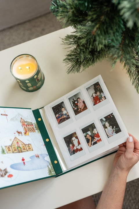 Luxury Christmas Photo Album Pine - Forget Me Knot