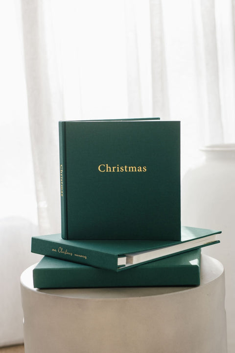 Luxury Christmas Photo Album Pine - Forget Me Knot