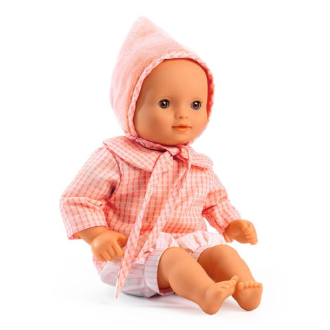 Pomea Machine Washable Rose Soft Body Doll 32cm - Djeco