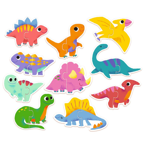 Duo Dinosaur 20pc Puzzle- Djeco