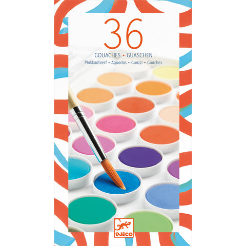 Paint Palette - 36 Colours - Djeco