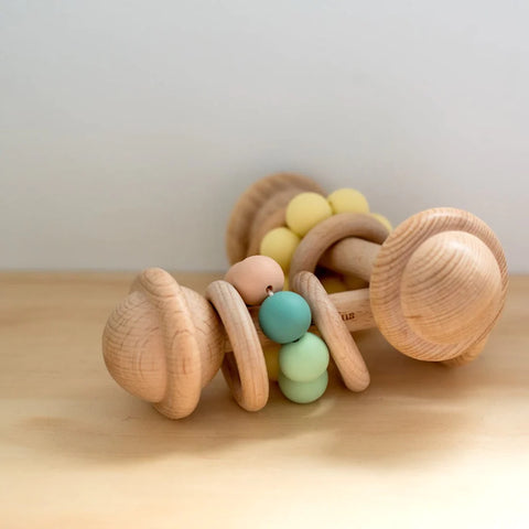 Pastel - Eco-Friendly Rattle Teether Toy - OB Designs
