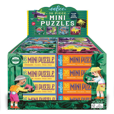 Mini Puzzle - Dinosaurs - Eeboo