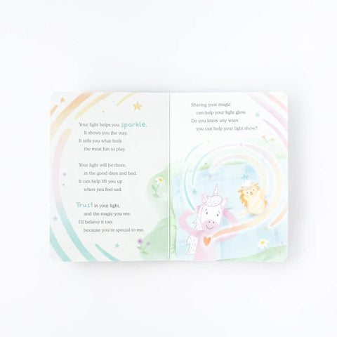 Unicorn Kin - Soft Toy + Book - Slumberkins STOCK DUE MID JULY