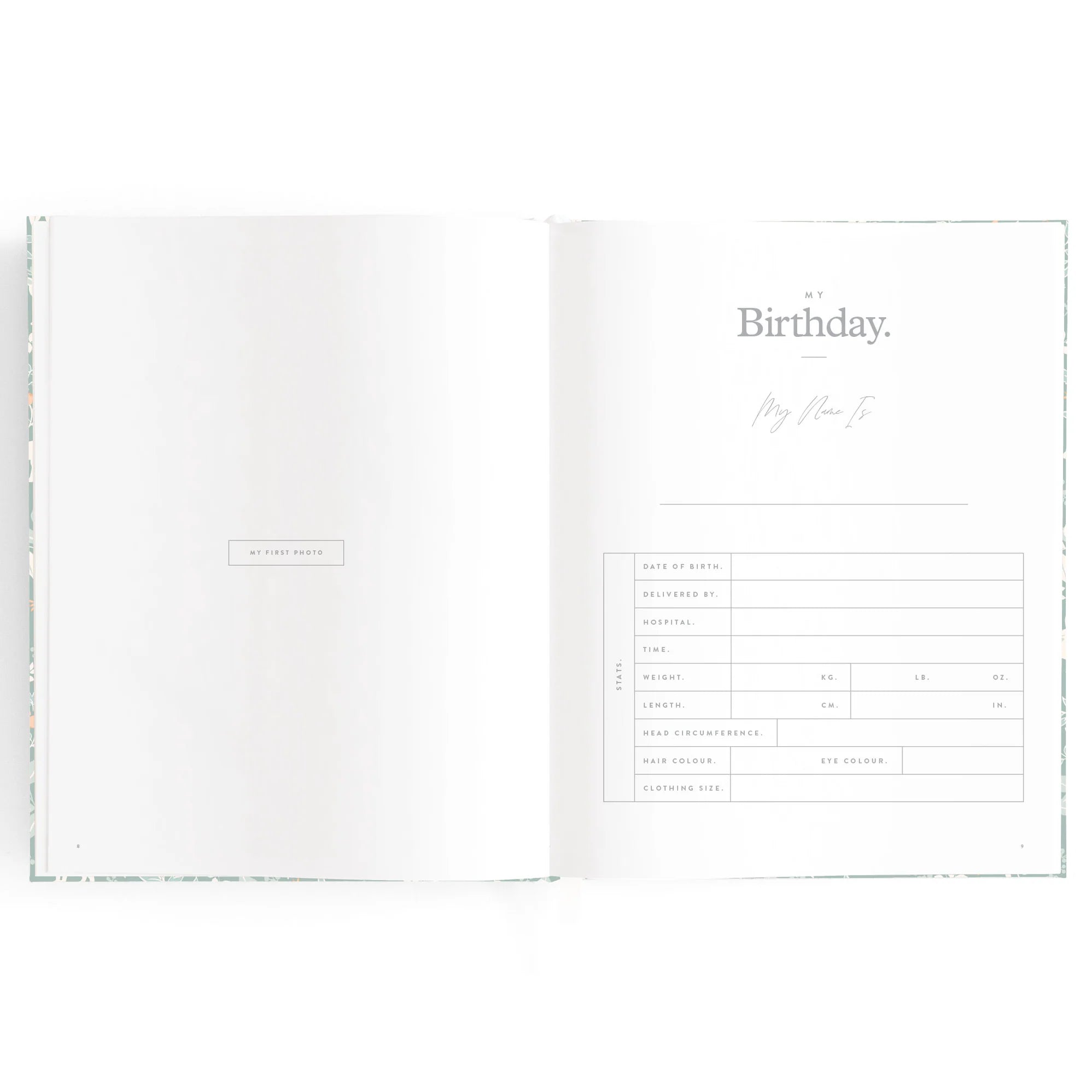 Baby Book Forest Friends Sage - Fox & Fallow