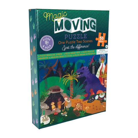 Magic Moving Puzzle – Dinosaurs - Floss & Rock