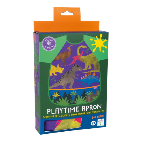 Playtime Apron – Dinosaur - Floss & Rock