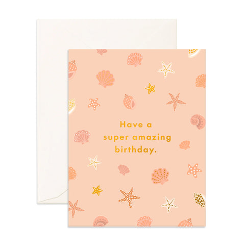 Amazing Birthday Shells Greeting Card - Fox & Fallow