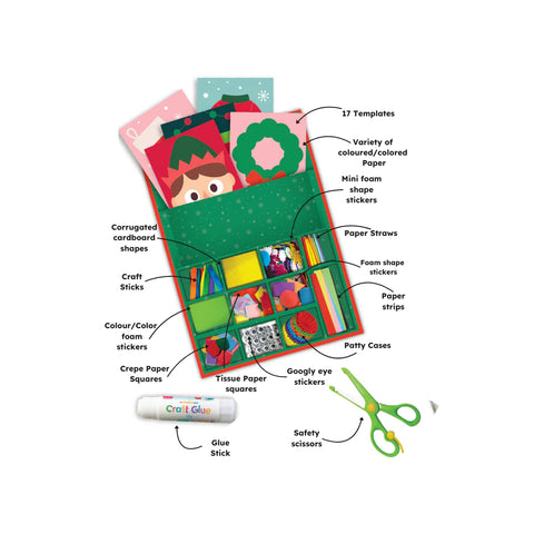 Christmas Collage Sensory Craft Box - My Creative Box DISCOUNTED