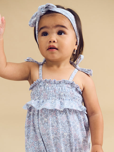 Bluebell Floral Bubble Onesie - Huxbaby