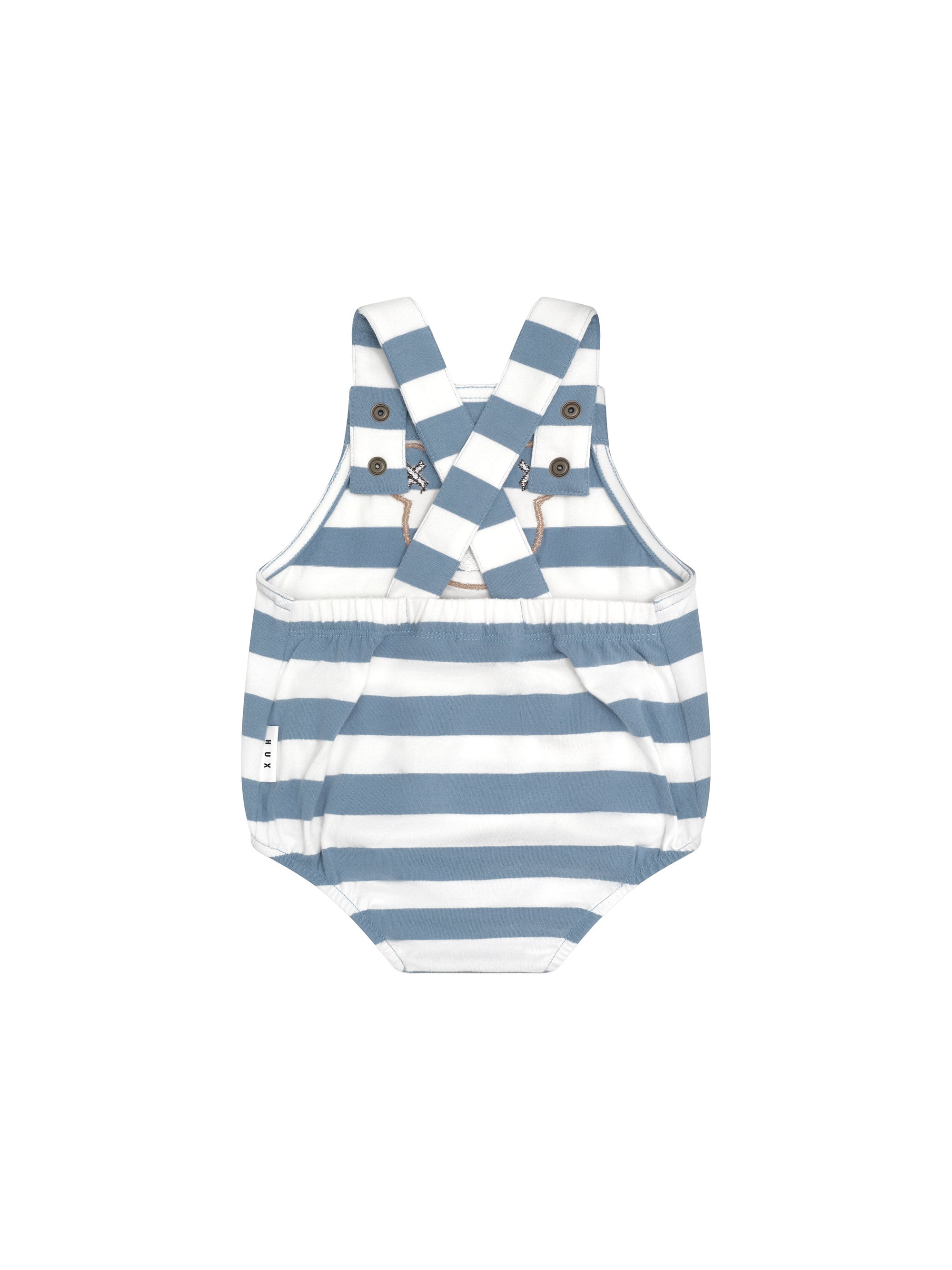 Huxbear Stripe Onesie Cornflower Ecru Huxbaby Peppa Penny